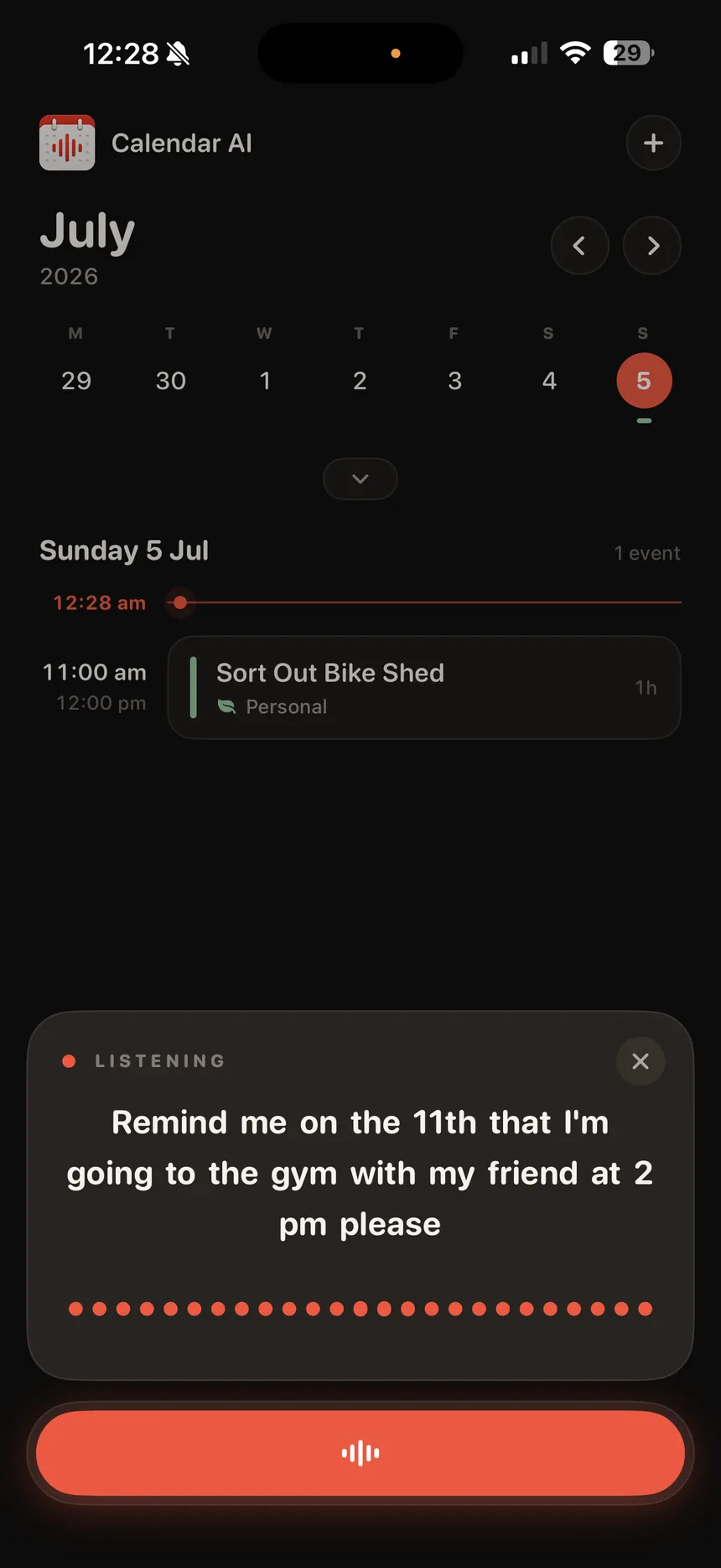 Calendar AI screenshot 1